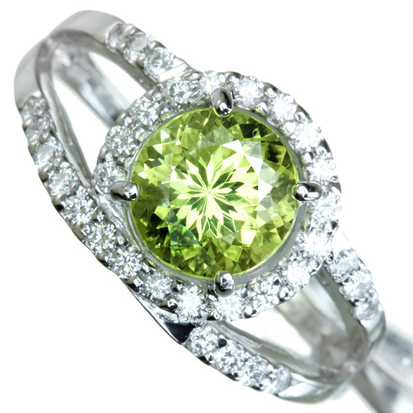 jewel planet 公式サイト / 【新作】PT900 パロットクリソベリル 1.8ct