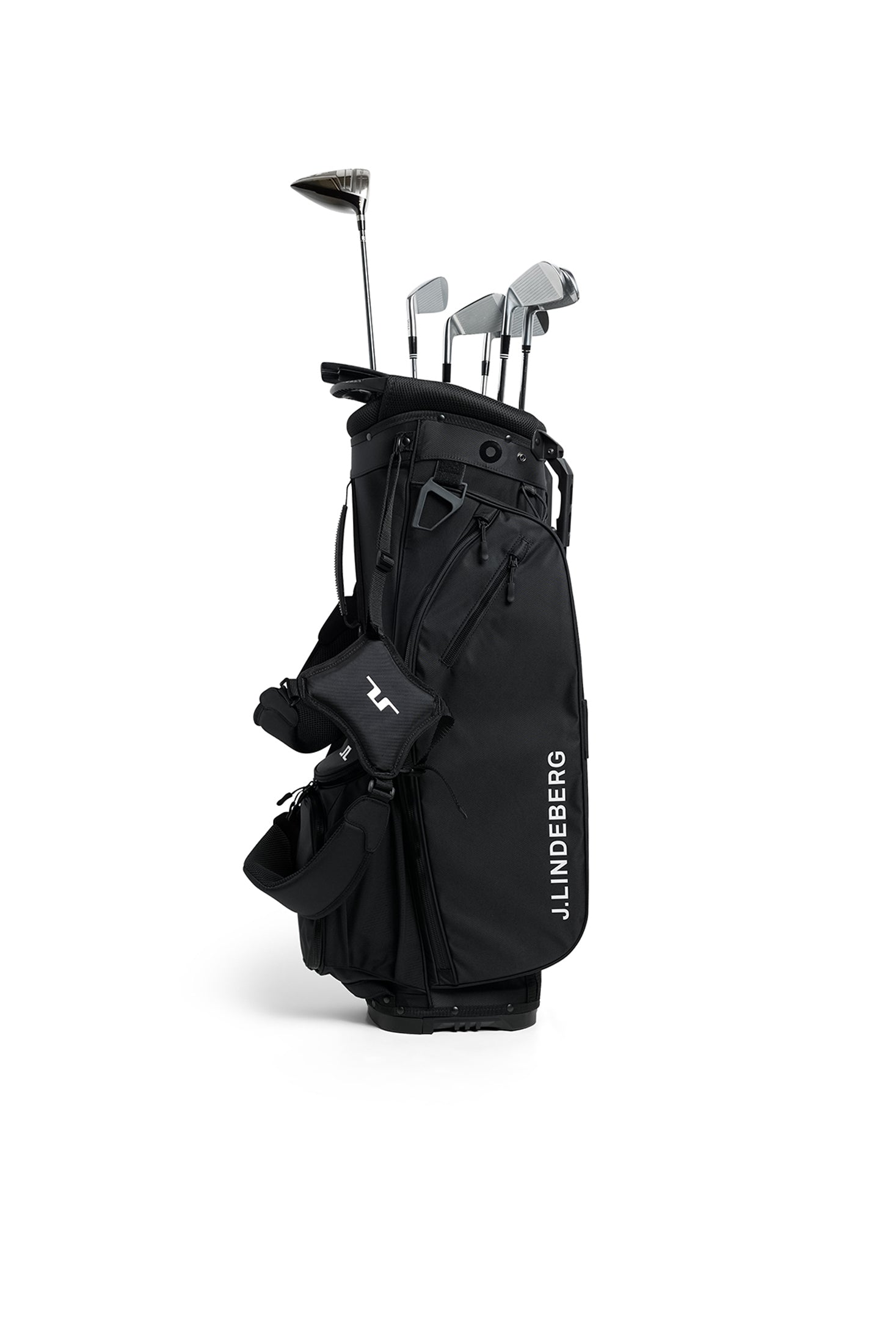 Flare Golf Bag Black | J.LINDEBERG SS2025 – J.Lindeberg