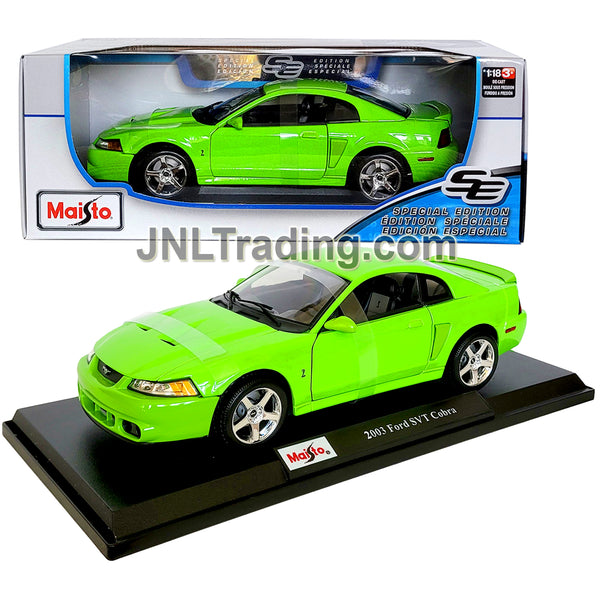 Maisto Special Edition Series 1:18 Scale Die Cast Car Set - Lime