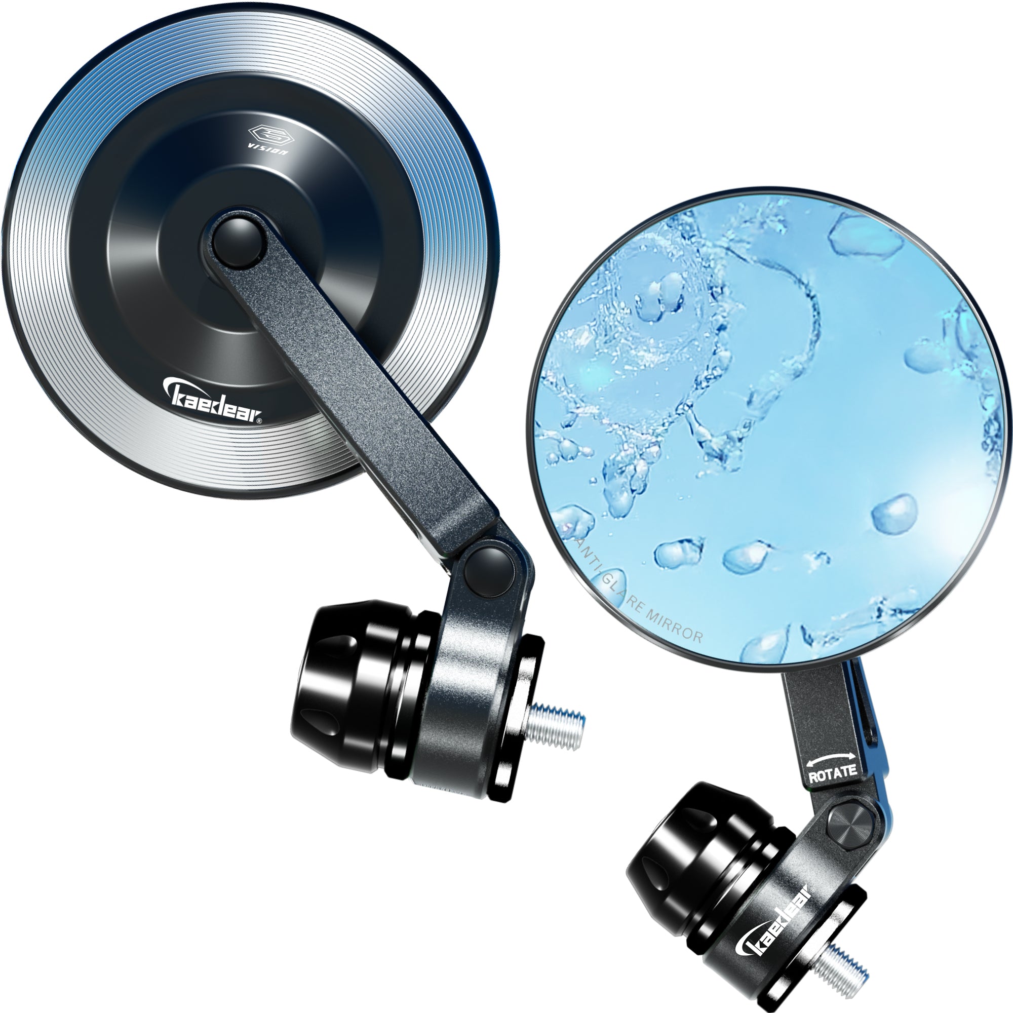 バイク用ハンドルフック】折りたたみ式リングタイプ｜22～28.6mm対応