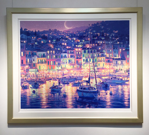 笹倉鉄平 作品紹介 「ヴィルフランシュ」～笹倉鉄平ちいさな絵画館