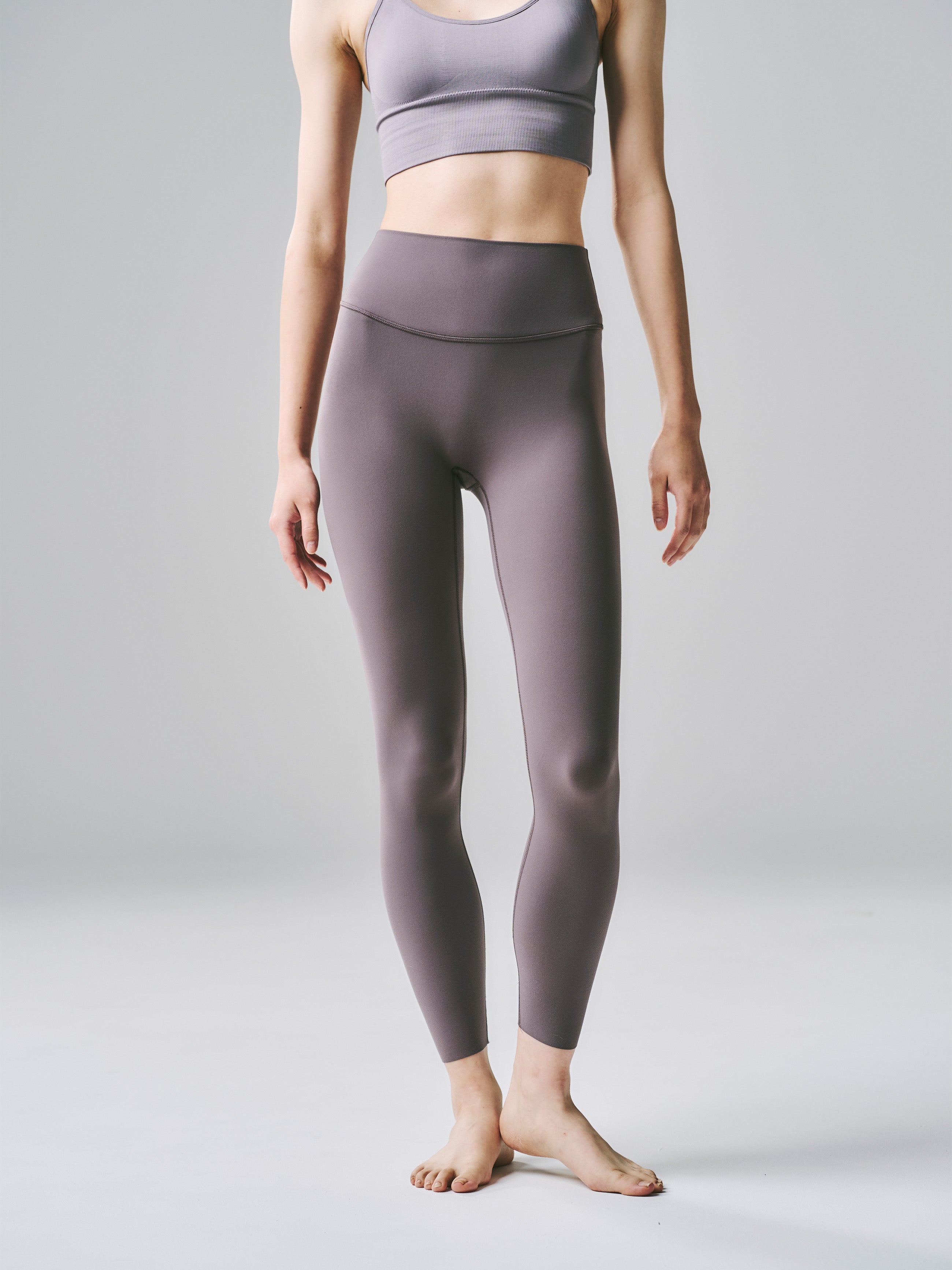 レギンス Yラインカバー ハイウエスト ライクラ素材 ボディシェープ