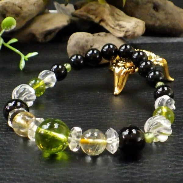 8月誕生石ブレスレット 8月生まれ メンズ ブレスレット○石の意味