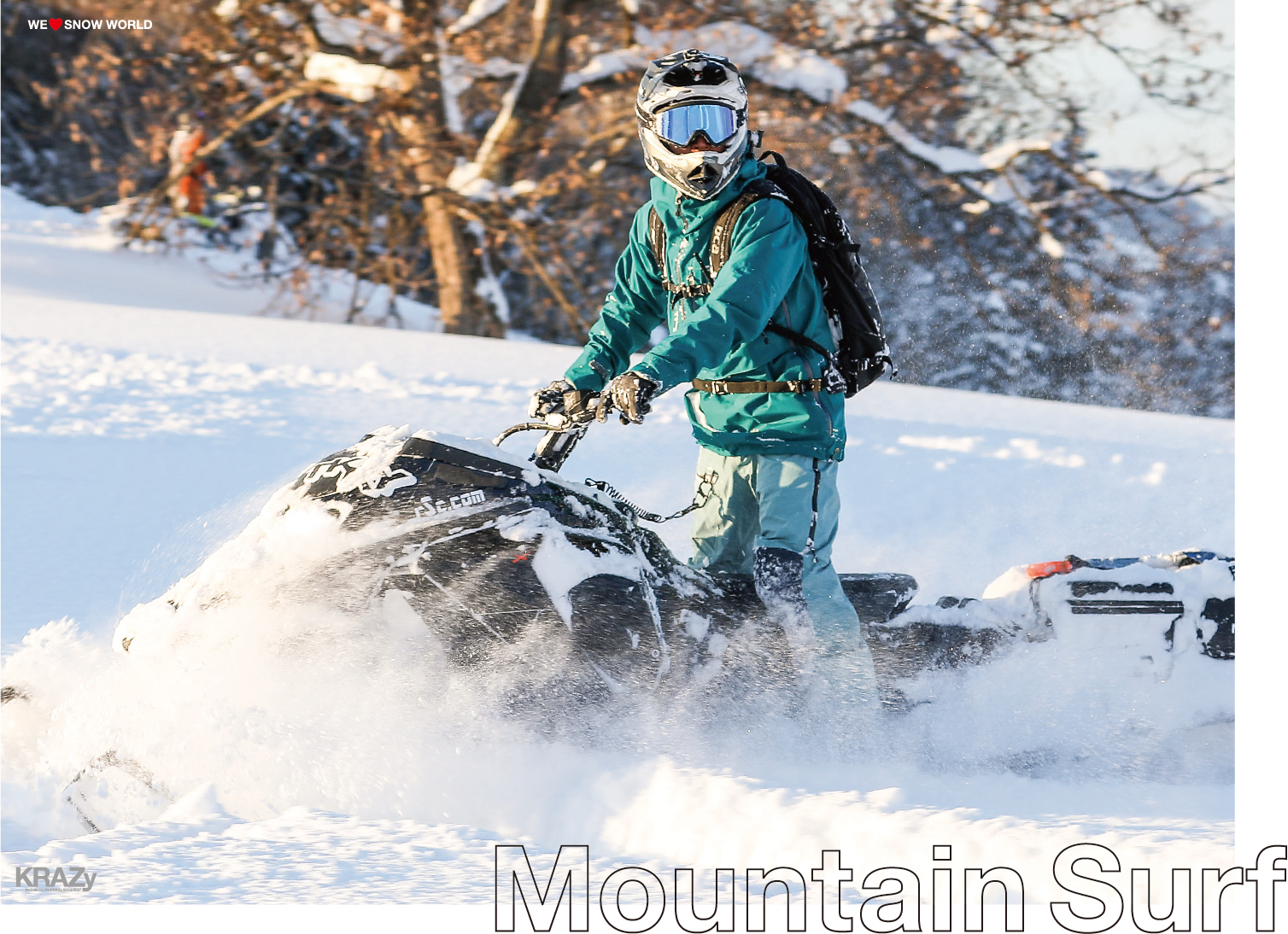 Mountain Surf スノーモービル専用ウェア - KRAZy Web Magazine／Contents