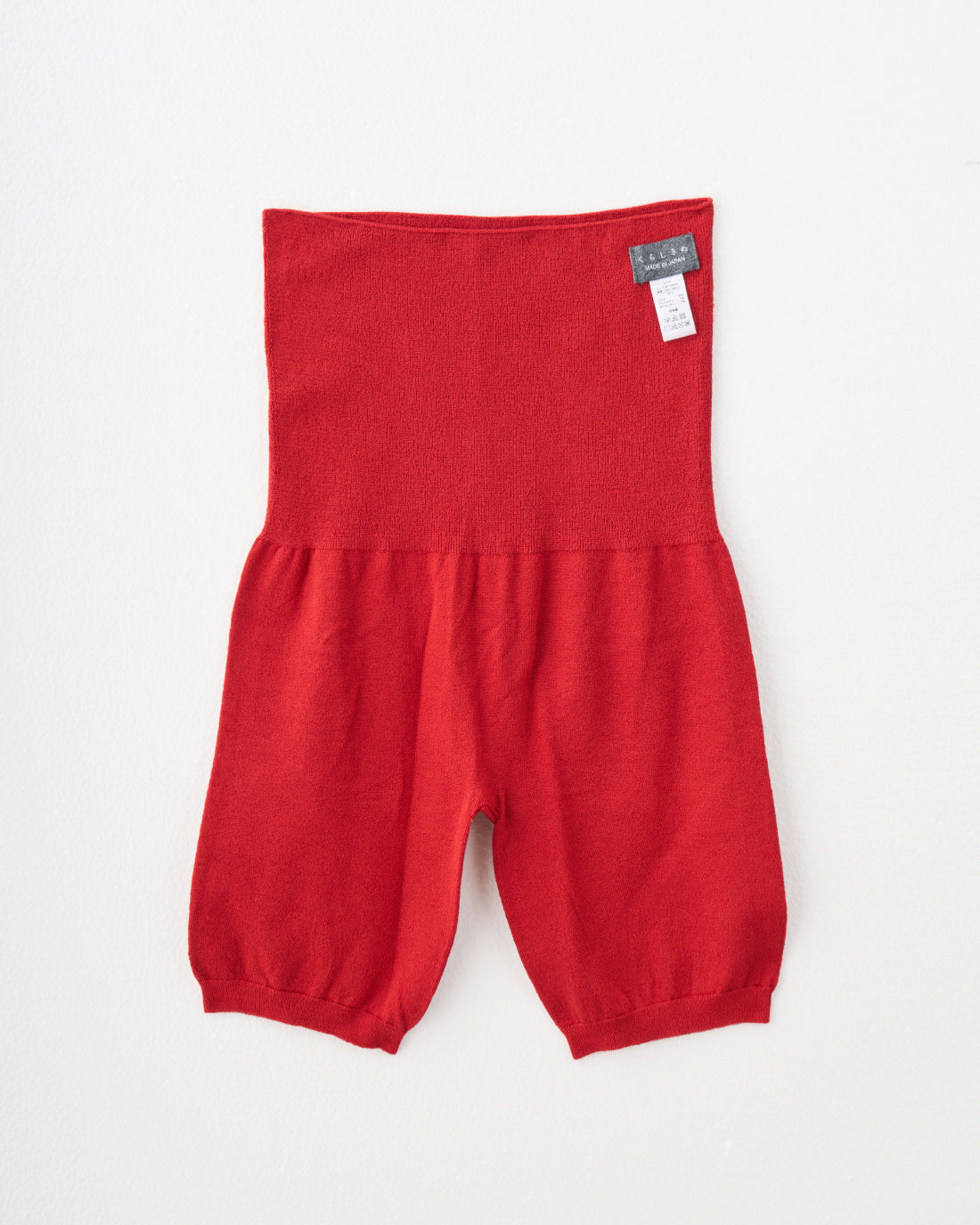 赤いシルクリッチはらぱん(腹巻パンツ) ショートタイプ – くらしきぬ