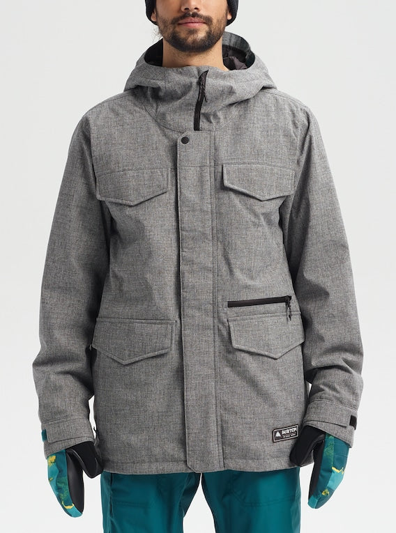 Burton: Covert Jacket-Bog Heather – Lip Trix Boardshop