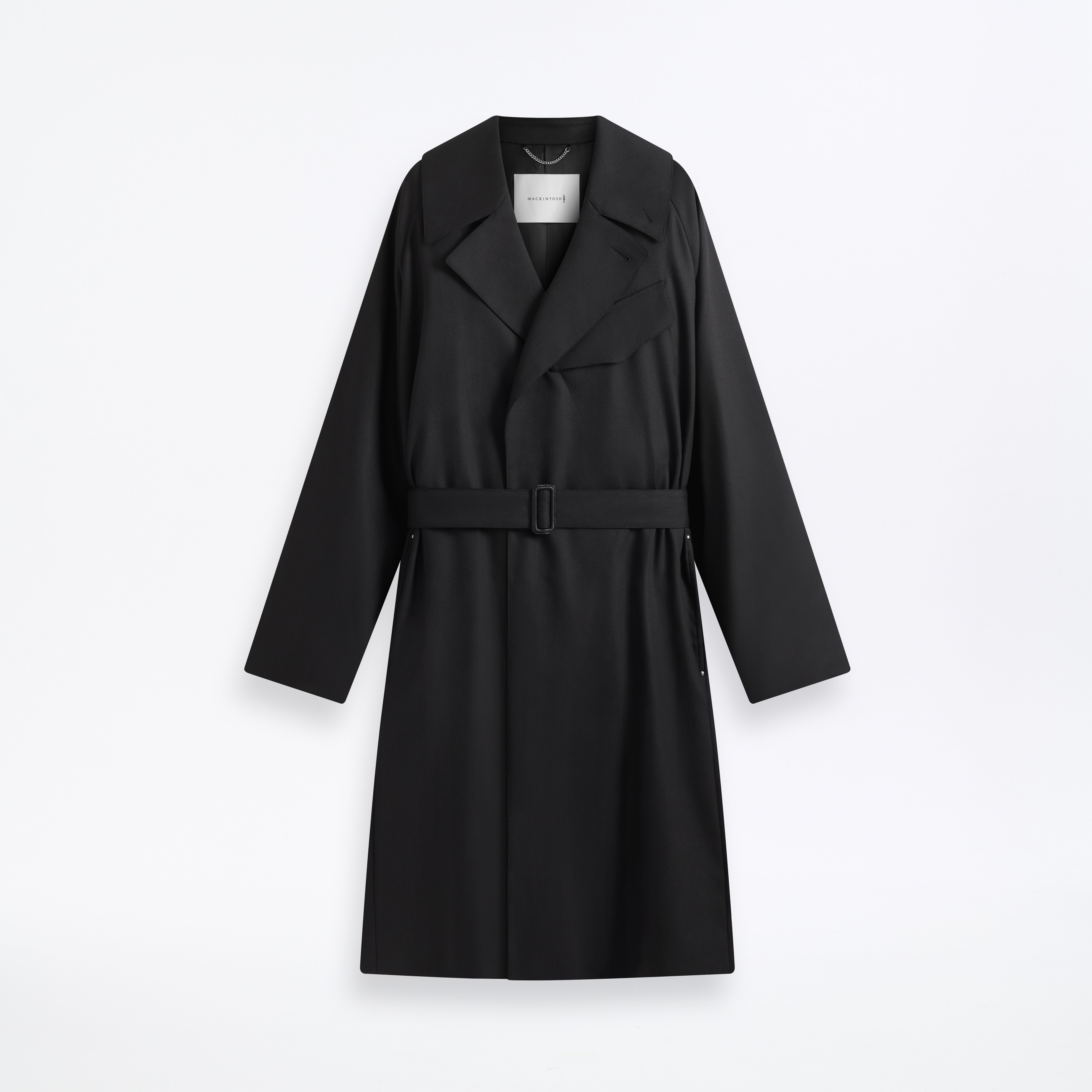 メンズ LAGGAN - ウールギャバジン ベルテッドトレンチコート – Mackintosh