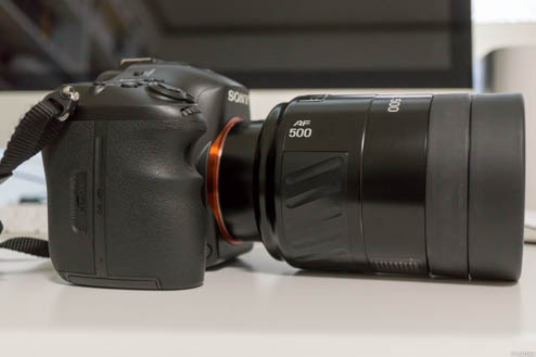 MINOLTA AF 500mm F8 Reflex | marbee blog