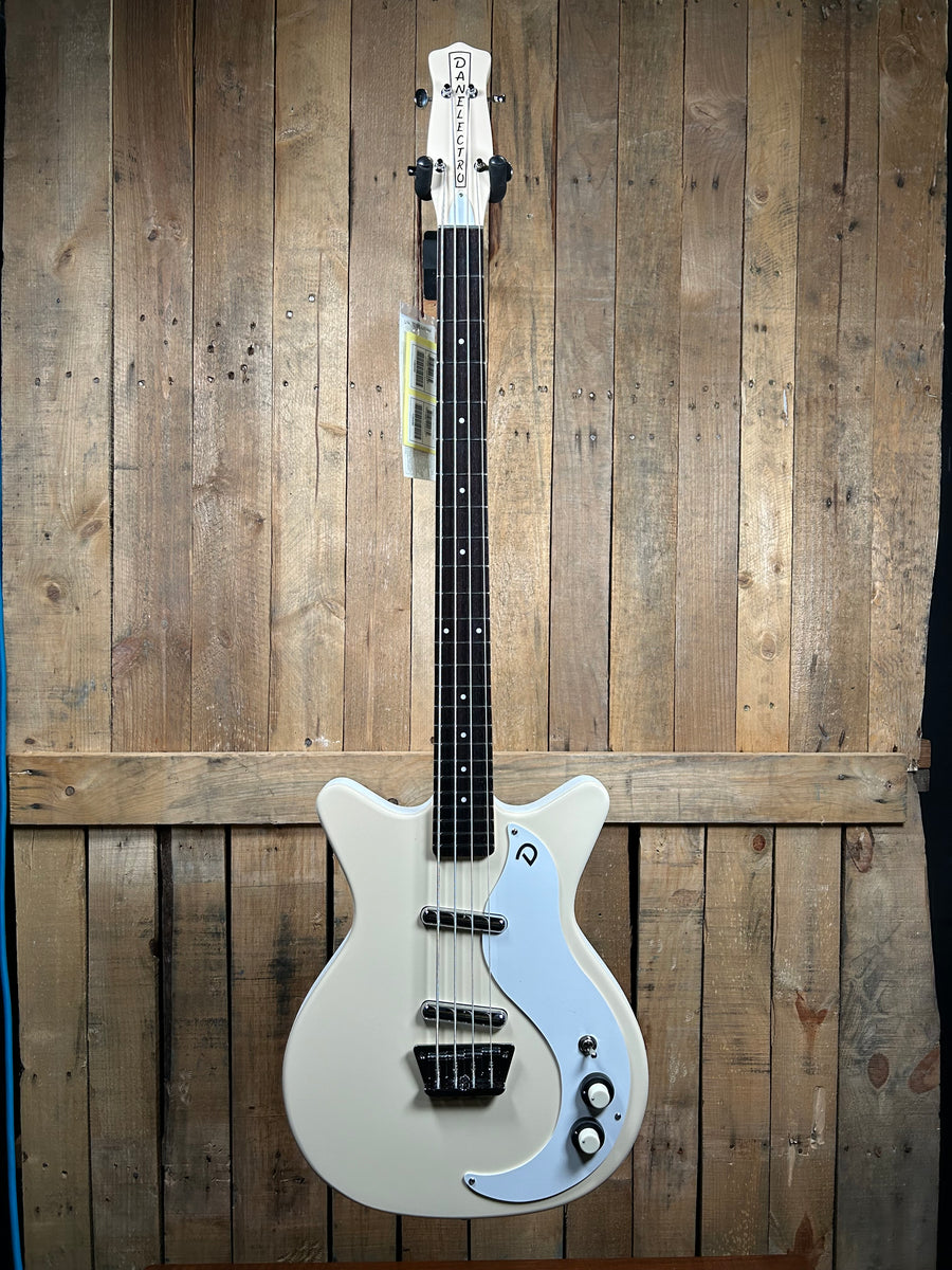 Danelectro 59DC Short Scale Bass Guitar-Vintage Cream – Maxwell's