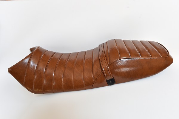 KAWASAKI ZZR250 カワサキ アンコ抜き 濃いキャメル防水タックロール