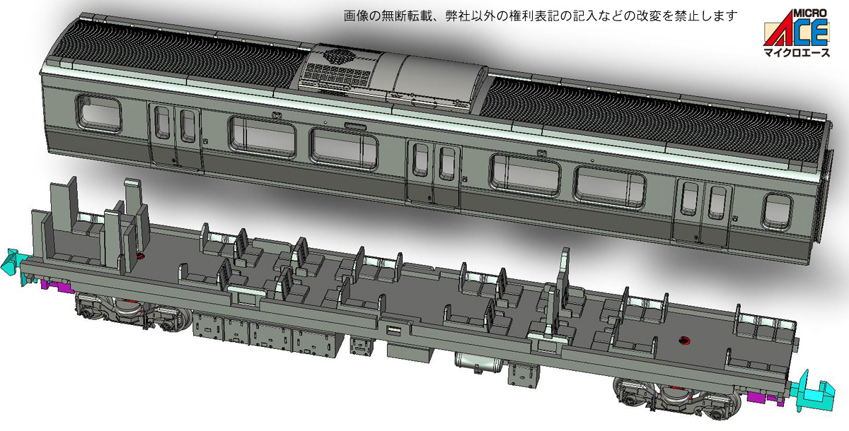 E721系1000番代CADレンダリング画像