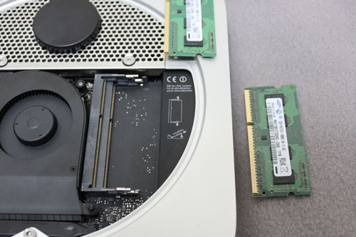 Mac mini Mid 2011 のメモリ交換 / Studio Milehigh