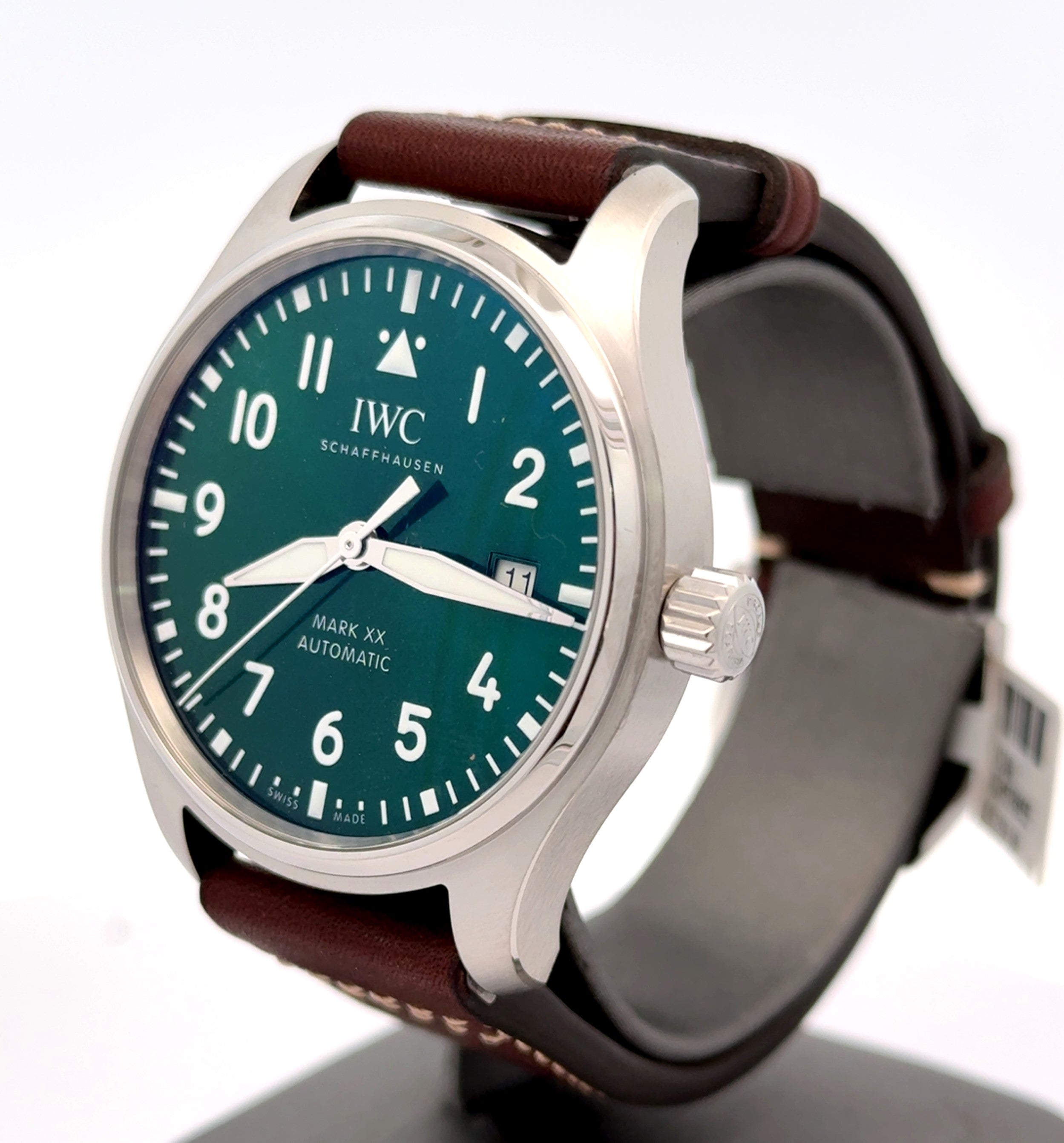 IWC PILOT'S WATCH MARK XX - IW328205 - 40 MM -GREEN DIAL - BRAND NEW !