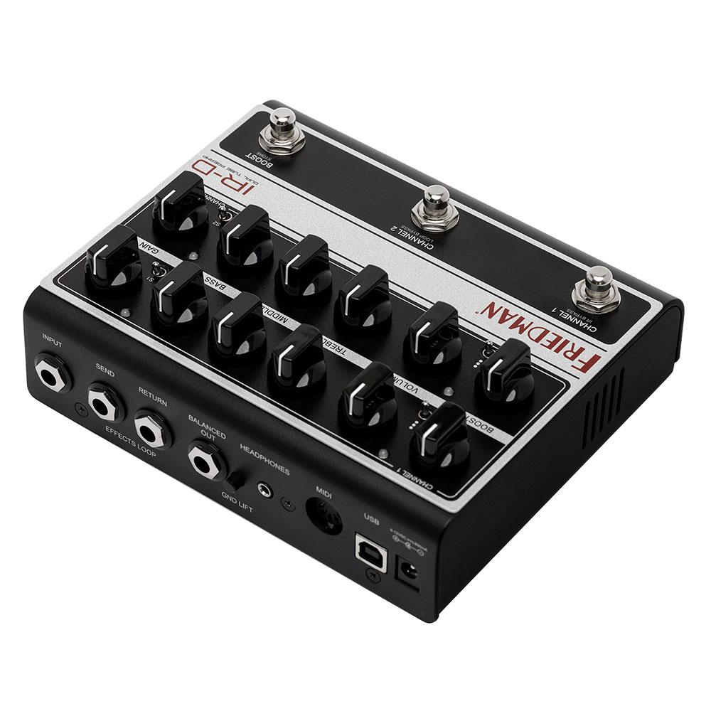 新製品情報】FRIEDMAN IR-D DUAL TUBE PREAMP | Musette Japan