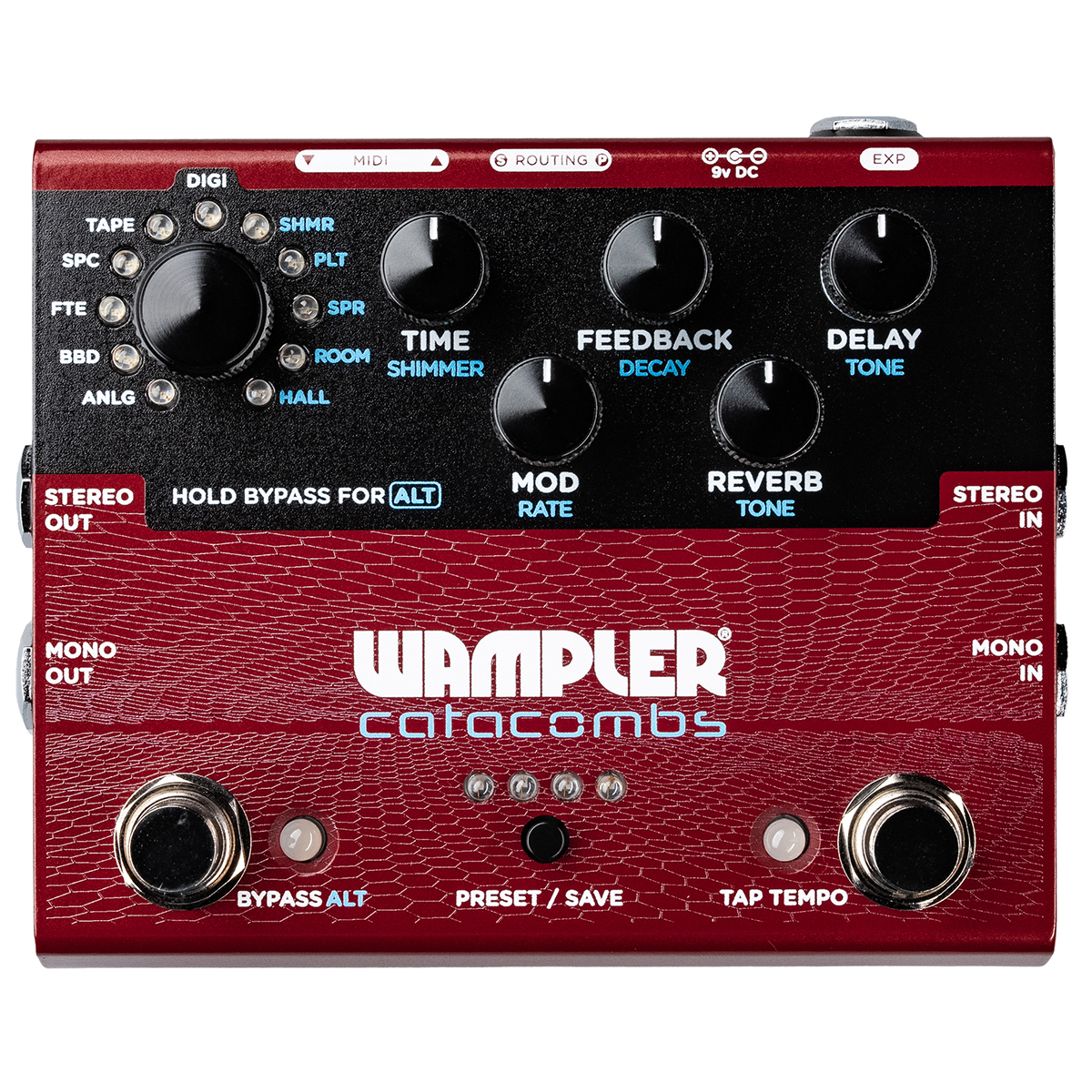 新製品情報]WAMPLER PANTHEON DELUXE DUAL OVERDRIVE | Musette Japan