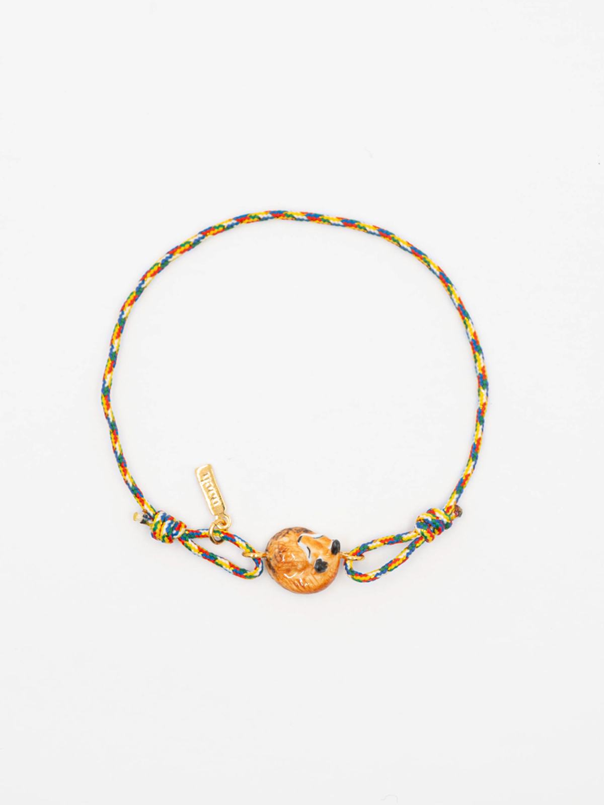 Multicolored fox porcelain charm bracelet – NACH BIJOUX