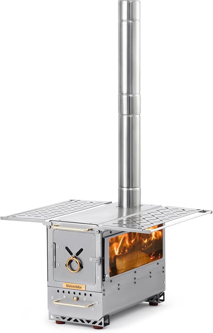 Icefield™ Tabletop Wood-Burning Stove with Chimney – Naturehike