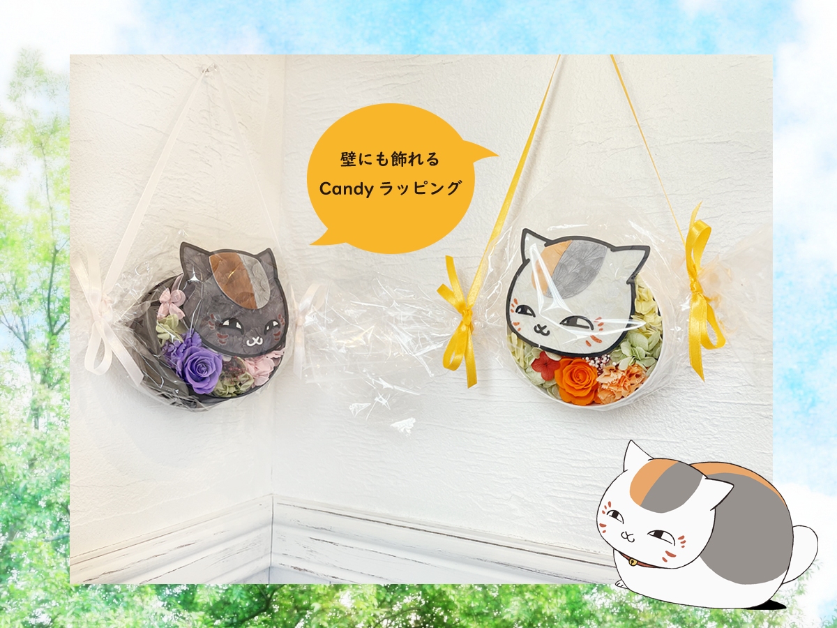 夏目友人帳 ニャンコ先生＆黒ニャンコのフラワーBOXが発売！｜グッズ