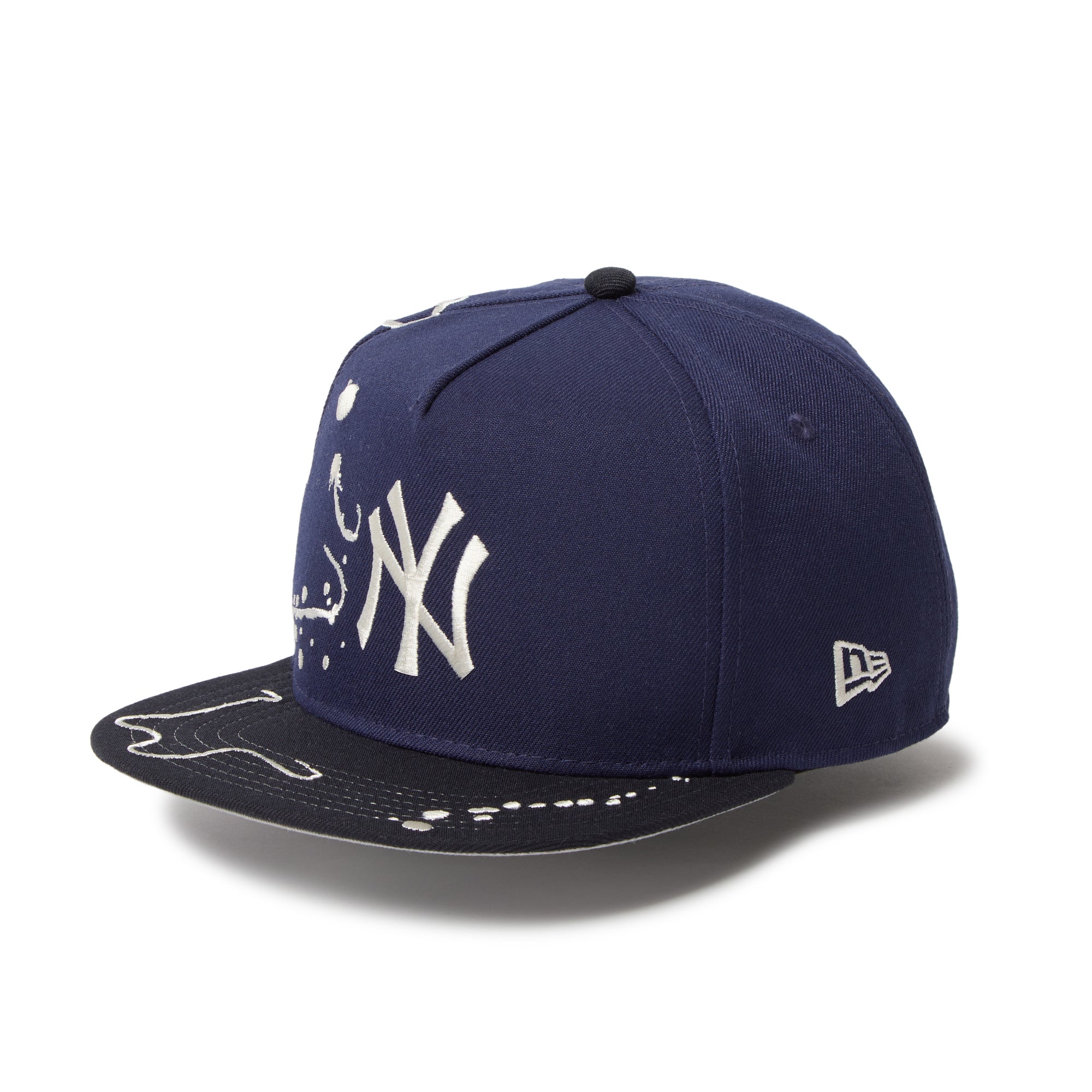 5-Panel Square Visor Dripping ニューヨーク・ヤンキース ライト