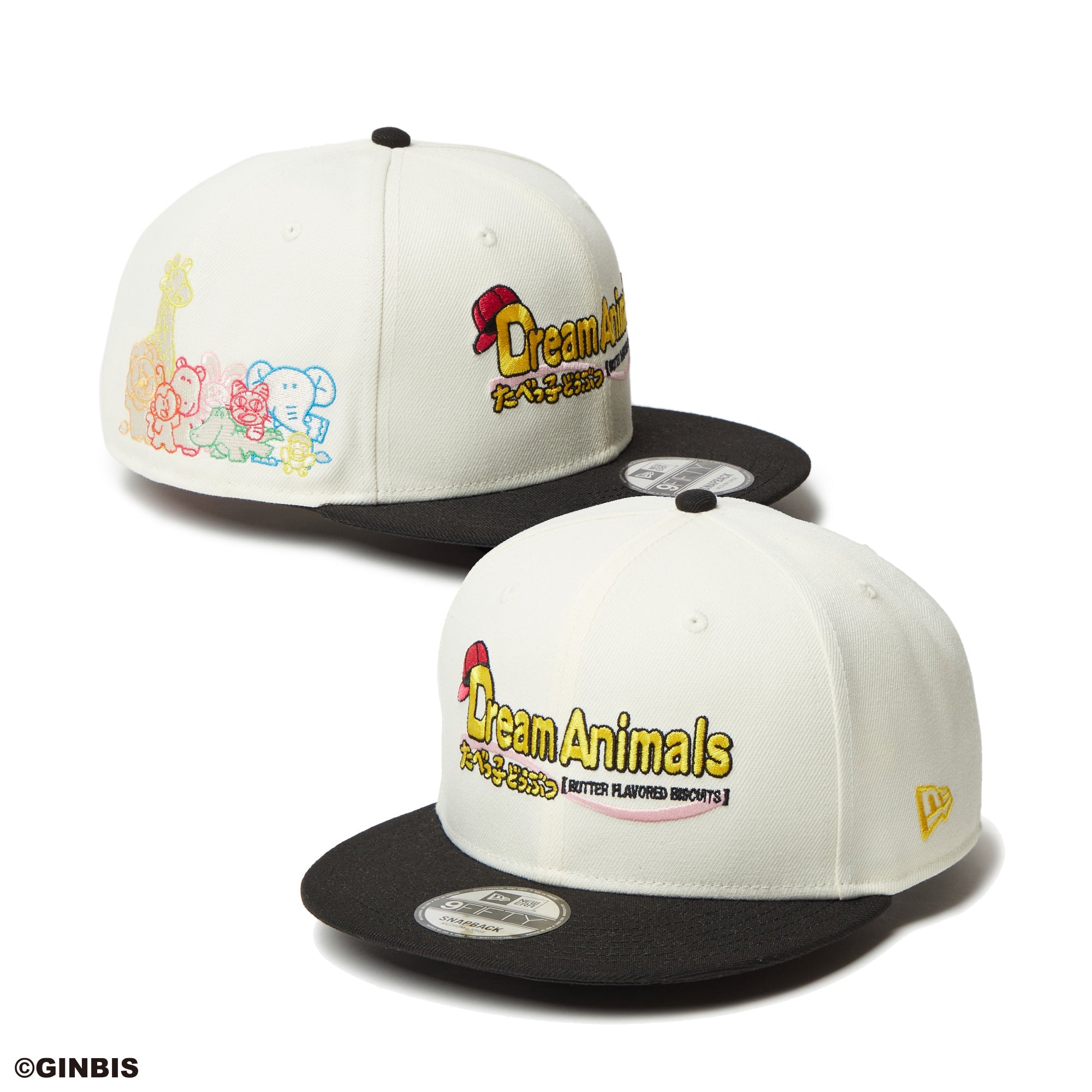 9FIFTY たべっ子どうぶつ Dream Animals クローム ブラックバイザー