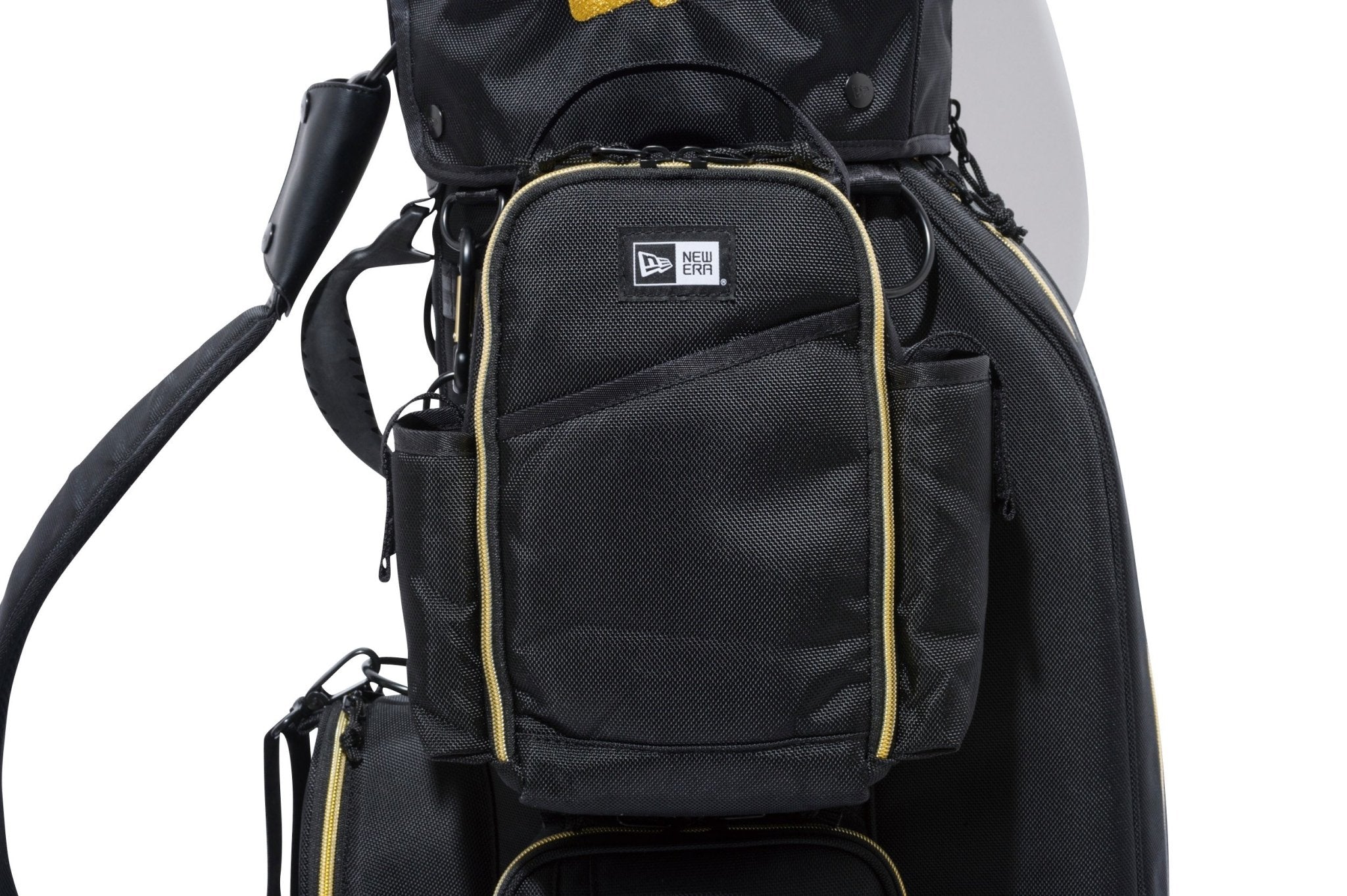 キャディーバッグ ブラック × ゴールド [ベーシックポーチ付き