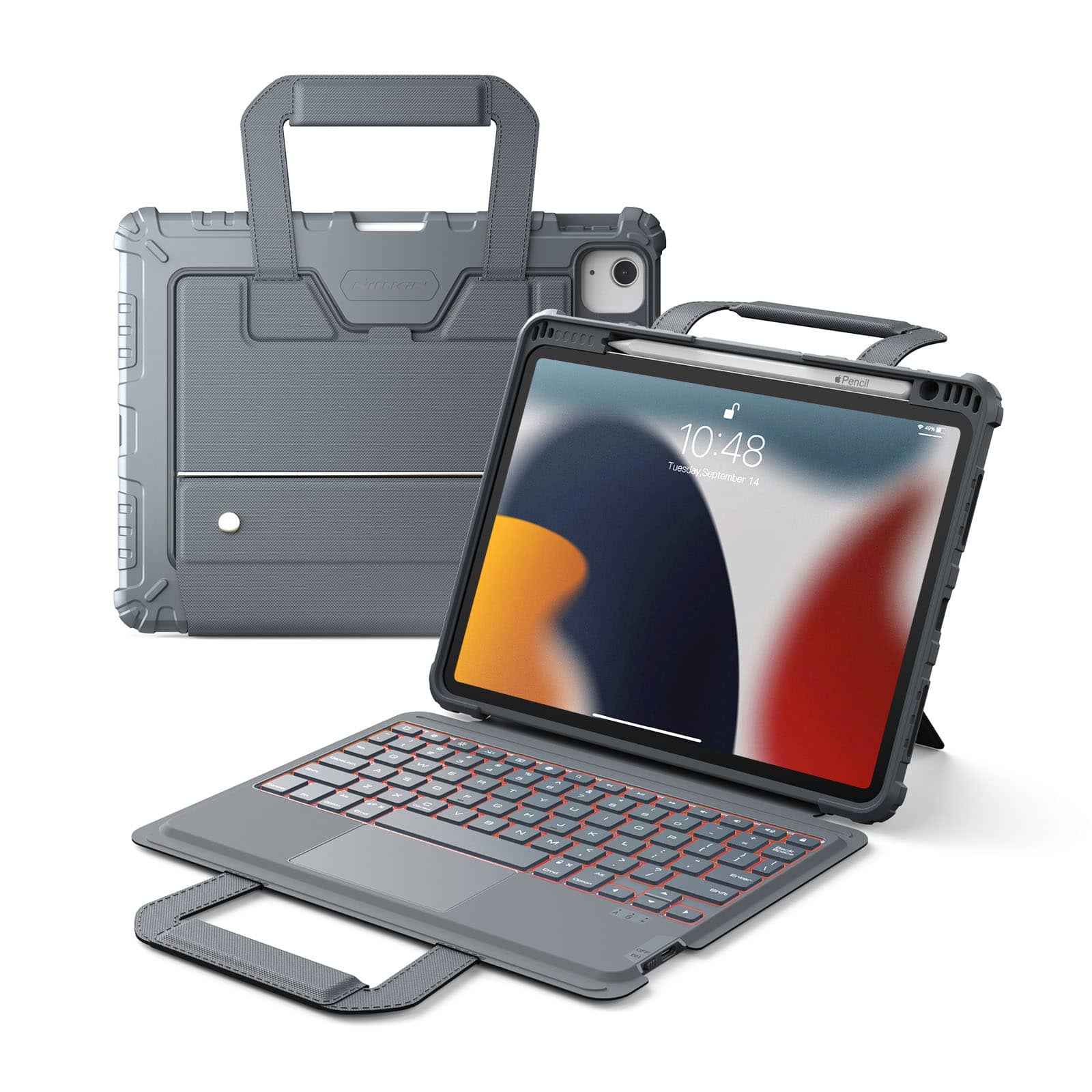 Nillkin Carry Go ポータブルハンドルバックライトキーボードケース