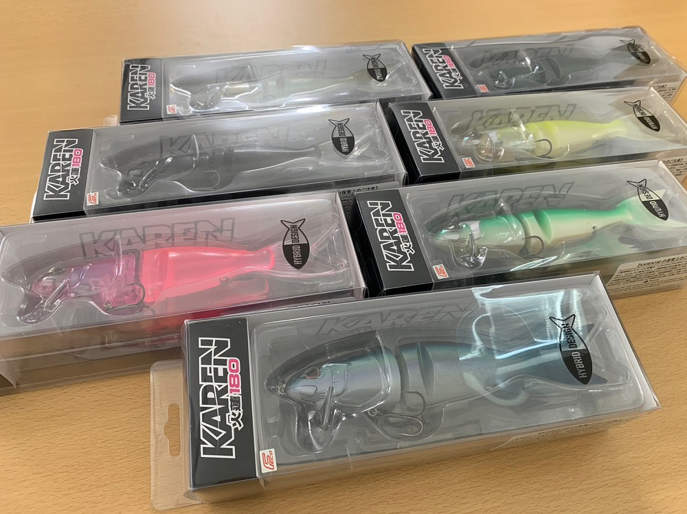 8月上旬出荷情報】O.S.P初のビッグベイトKAREN180登場！その他