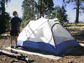 Sierra Designs Tiros mountaineering geodesic tent was extremely
