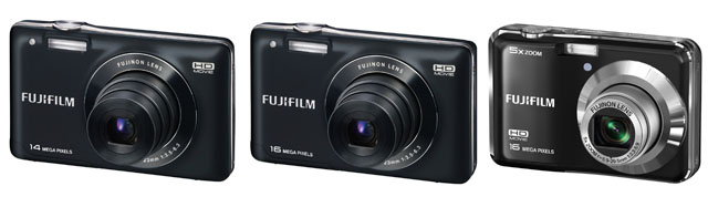 Fuji FinePix JX580, JX500 and AX550