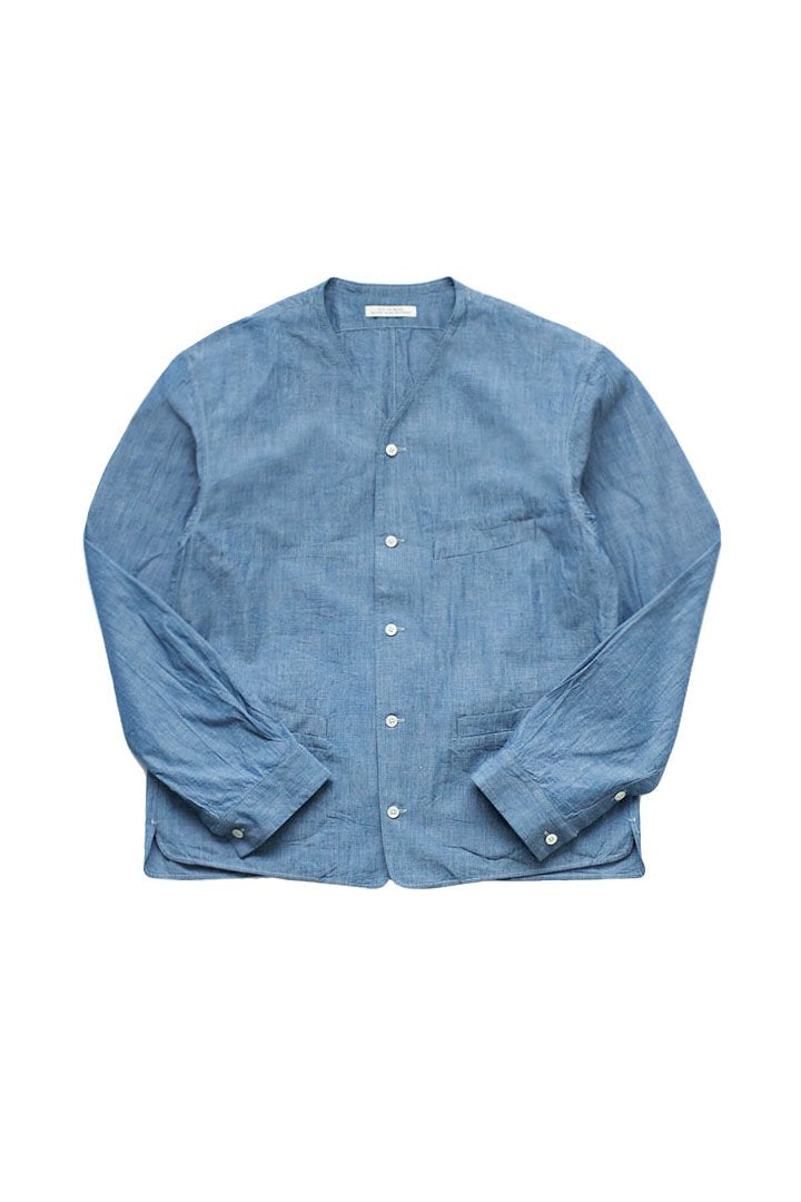 OLD JOE - ATELIER GILET SHIRTS - INDIGO – PHAETON