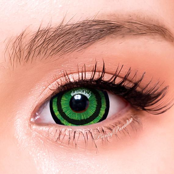 Princess Pinky Green Goblin Mini Sclera Contact Lenses