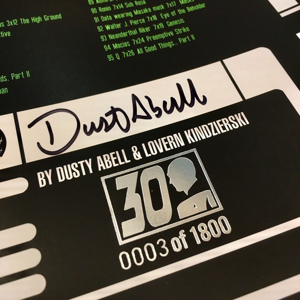 新スタートレック 30周年記念ポスターセット」