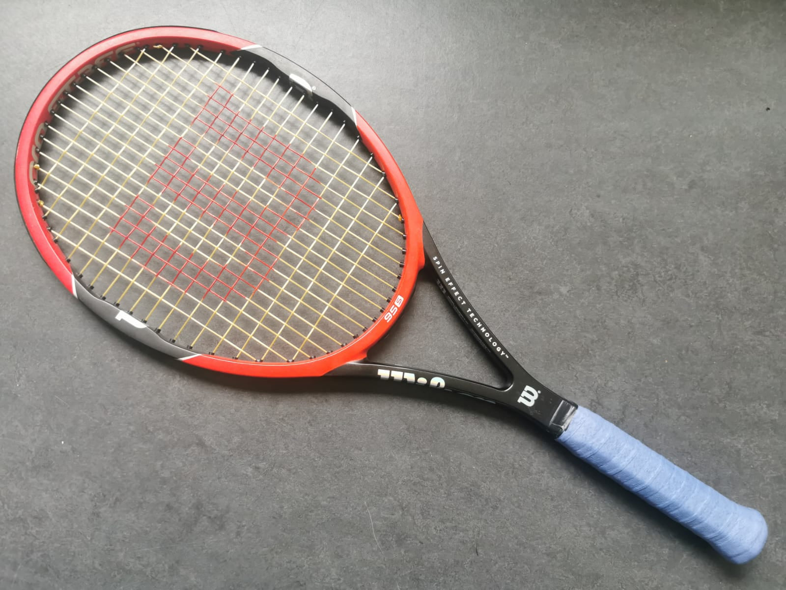 Grigor Dimitrov Personal Wilson Pro Staff 95S (18X17) – ProStockTennis