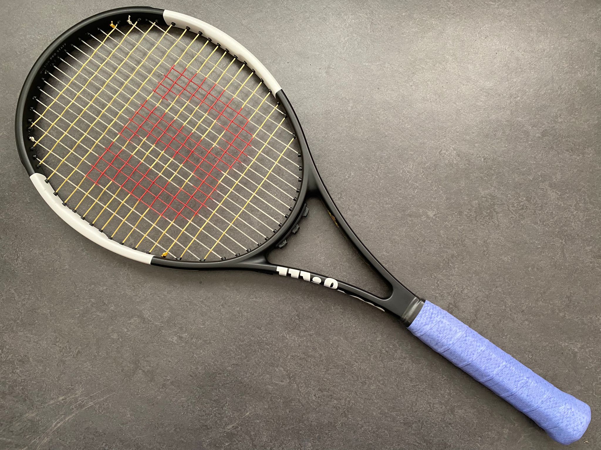 Grigor Dimitrov Personal Wilson Pro Staff 97 v12.0 Tuxedo Paint