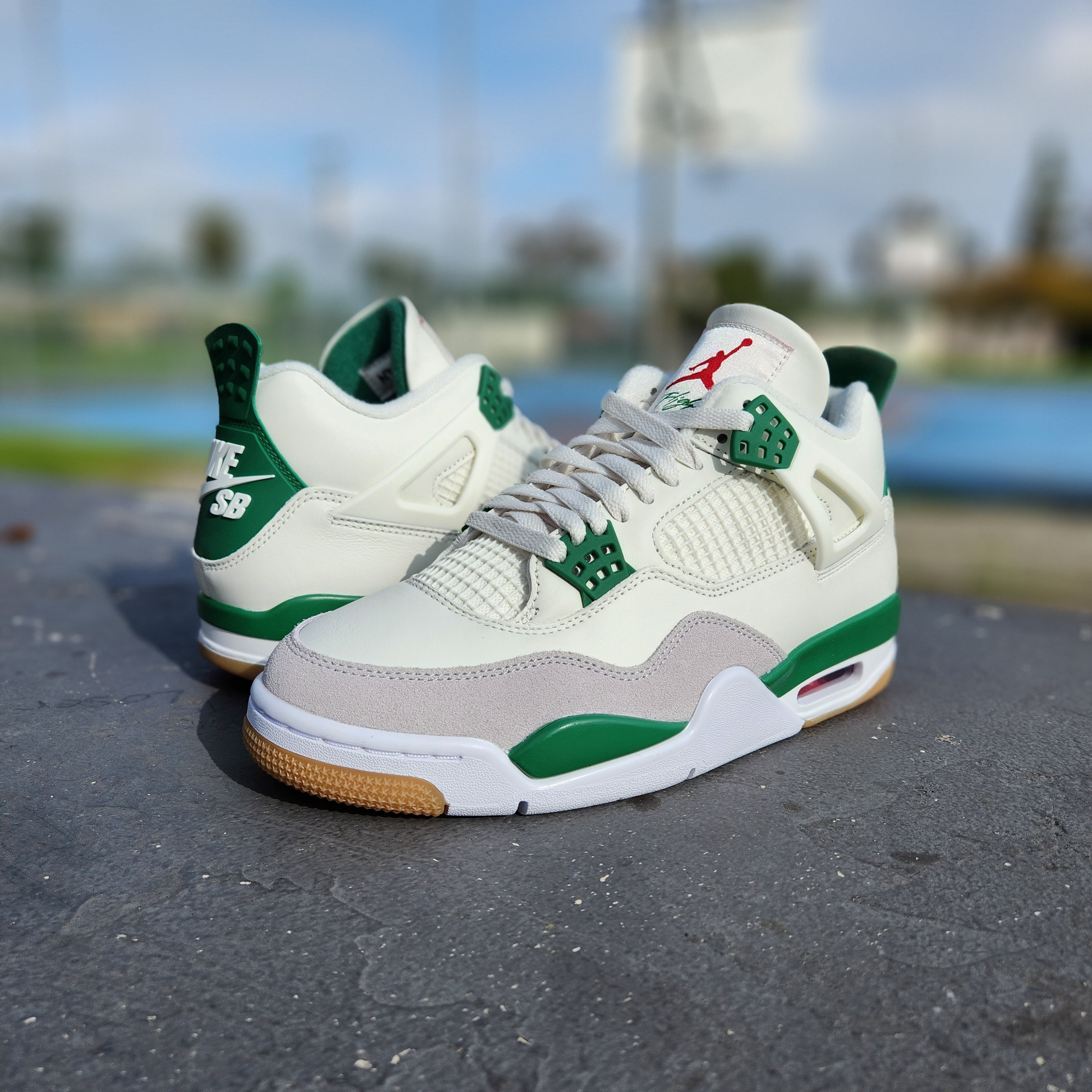 Nike SB x Air Jordan 4 Pine Green: Release Date, Design Features