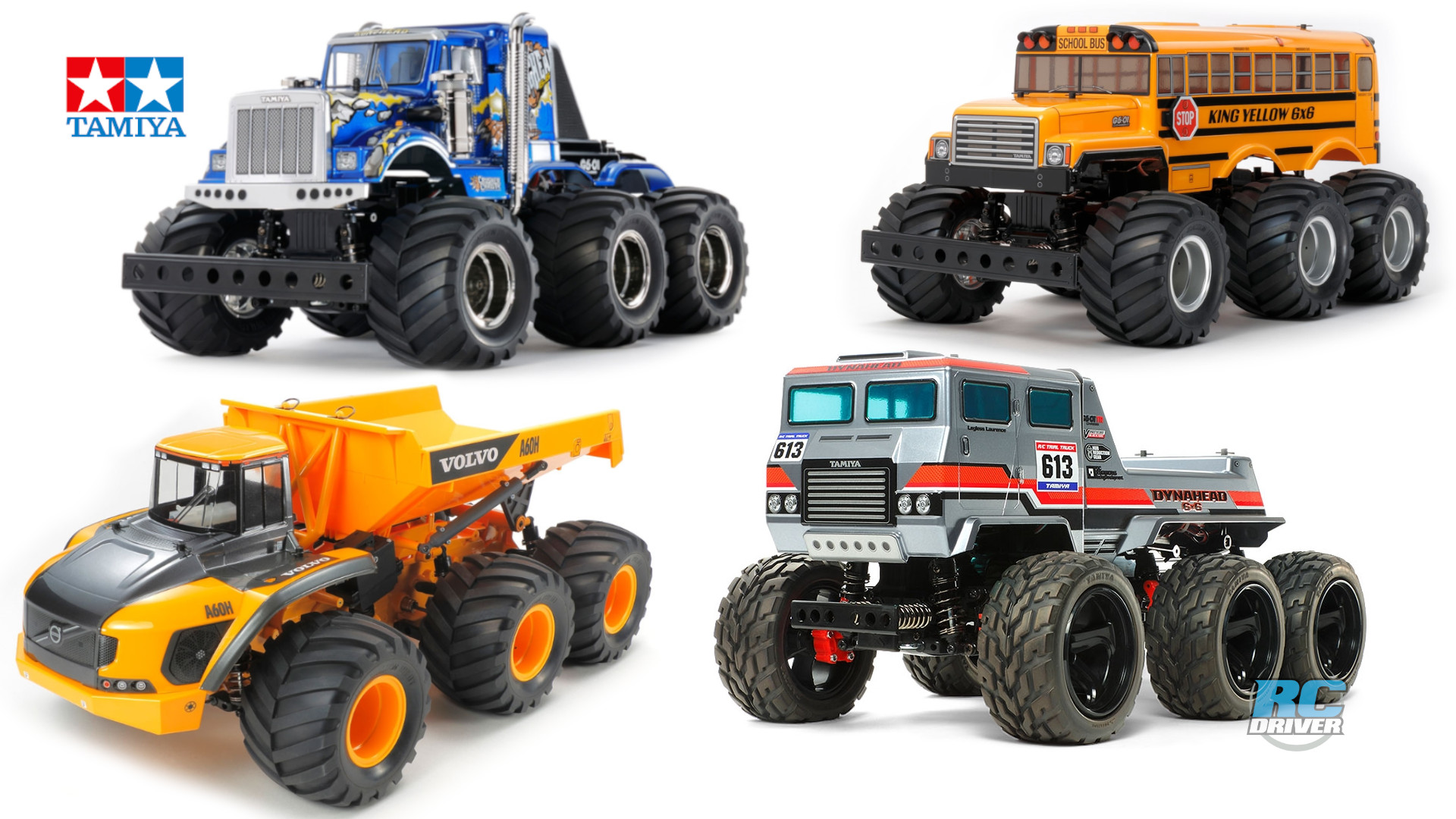 Tamiya 6x6 truck lineup, a closer look - RC Driver