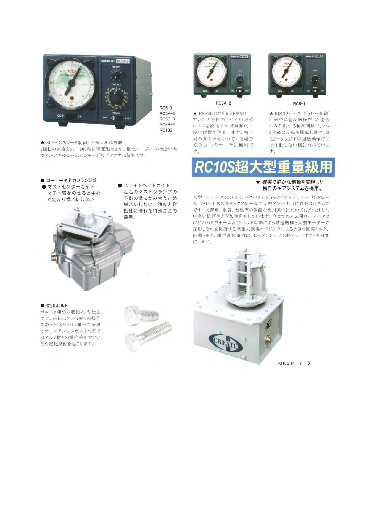 クリエート・デザイン アマチュア無線 アンテナローテーターRC5