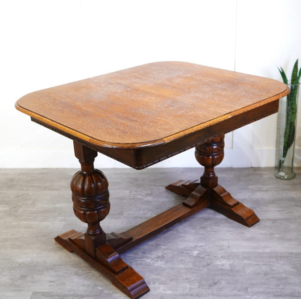 CELERITY パイナップルレッグ ドローリーフテーブル 伸長式ダイニング