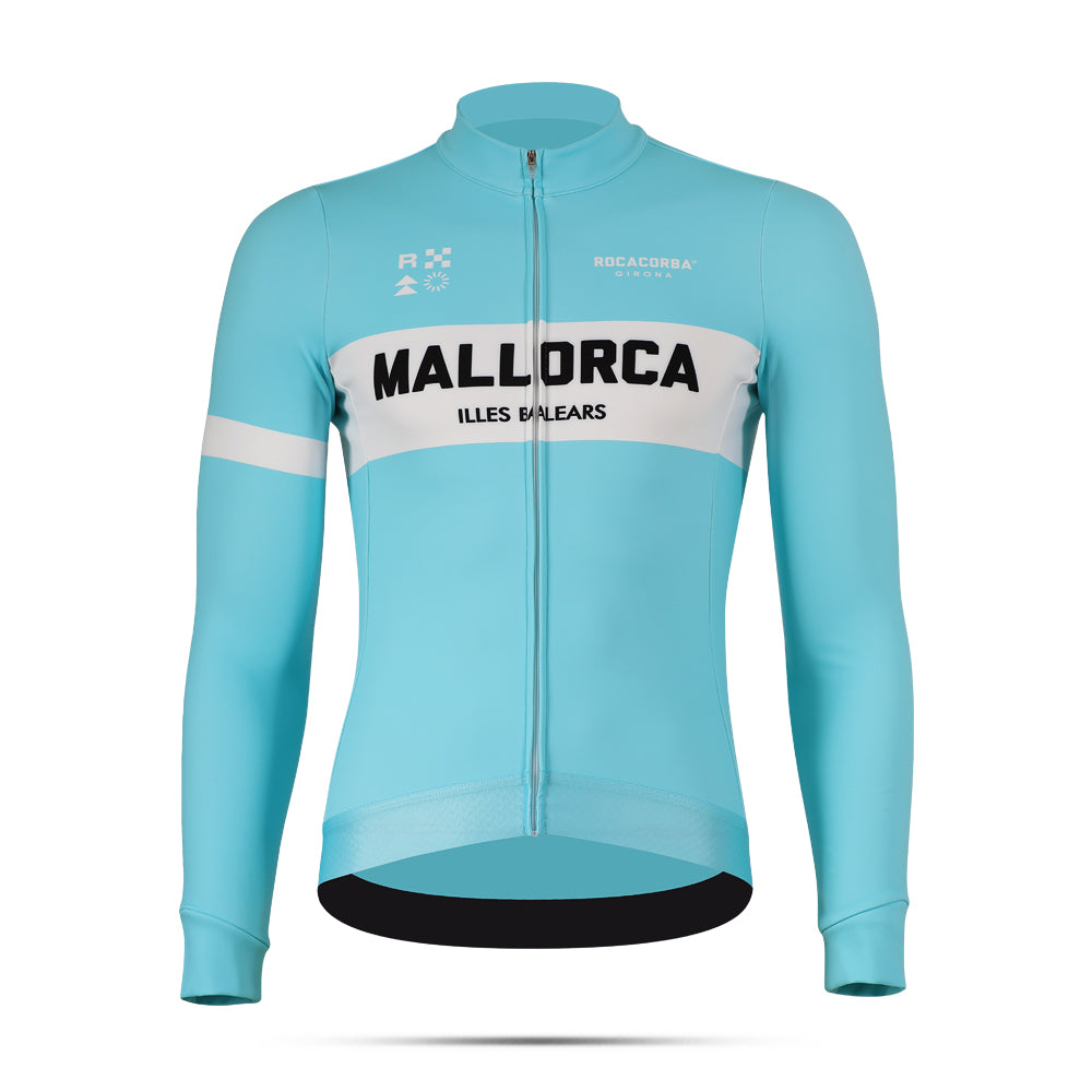 Mallorca Bianchi Thermal Jersey LS - ROCACORBA CLOTHING GIRONA