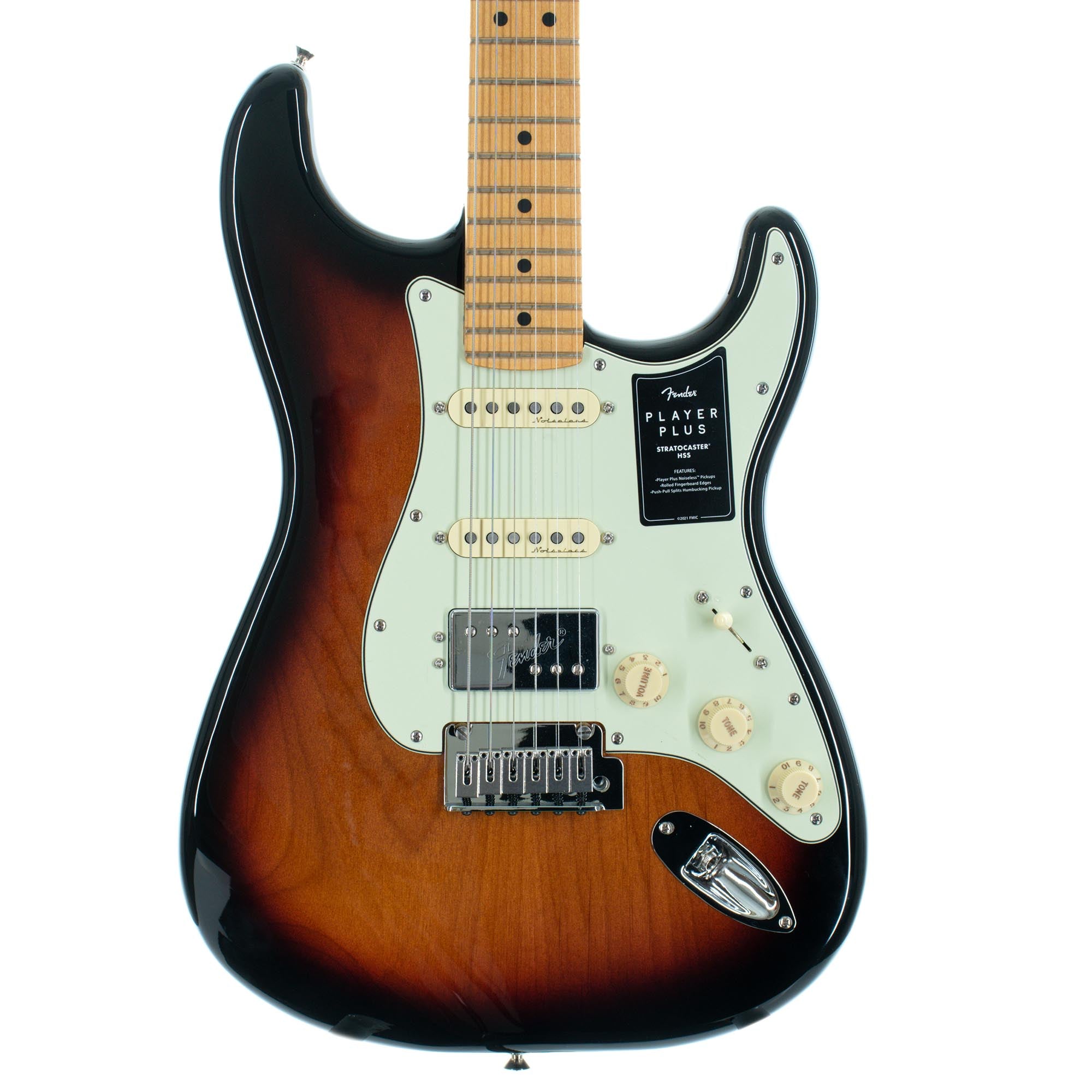 Fender Player Plus Stratocaster HSS Maple, 3-Color Sunburst