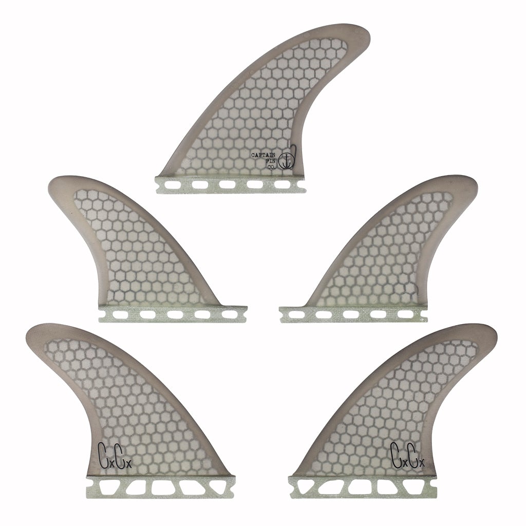 Captain Fin Co - Christenson 5 Fin - Medium - Smoke (Futures
