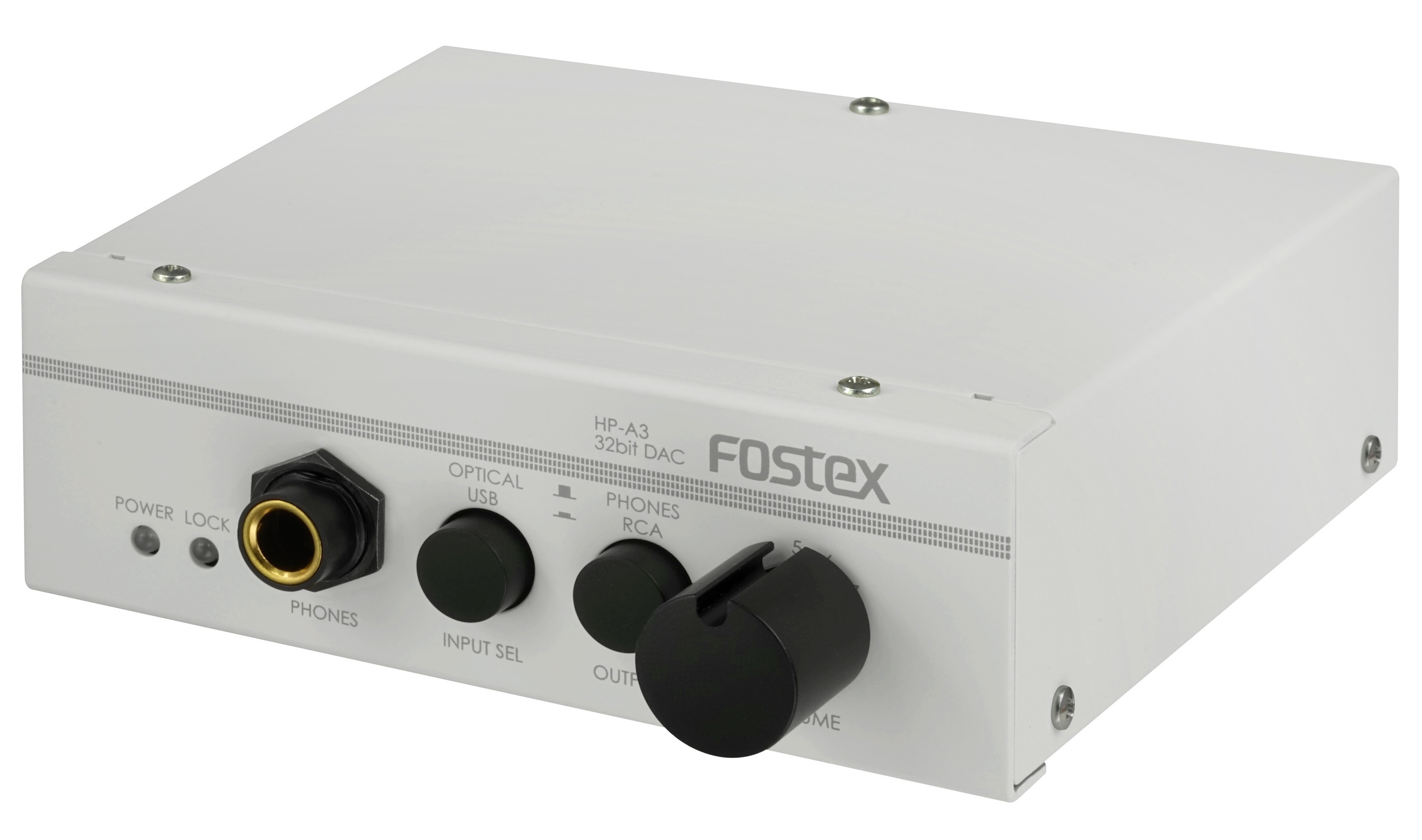 FOSTEX 限定ホワイトモデルのハイレゾ対応DAC とアクティブスピーカー