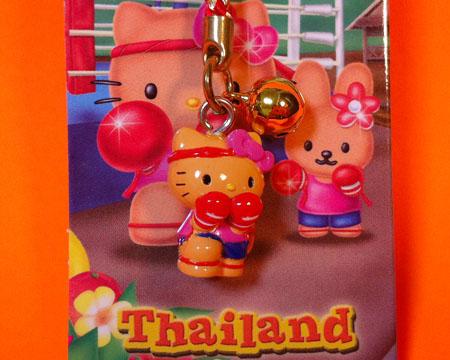 タイ限定ハローキティーストラップ（ムエタイボクサー ）