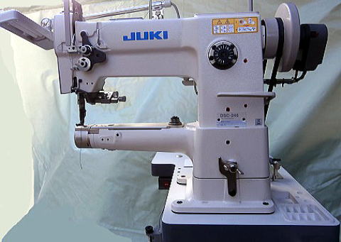 JUKI 厚物用ミシン DSC-246 総合送り・筒型アームミシン 島田ミシン