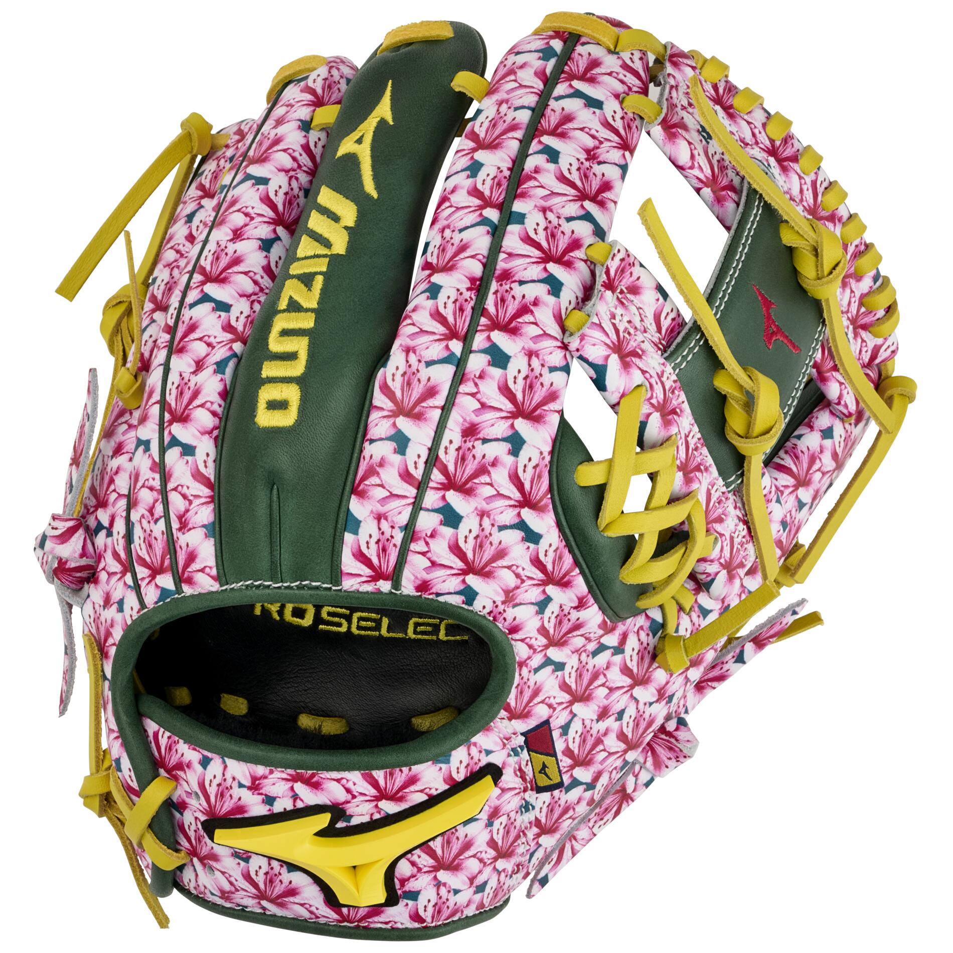 Mizuno Pro Select M-Print Azalea Baseball Glove (2025) - Right