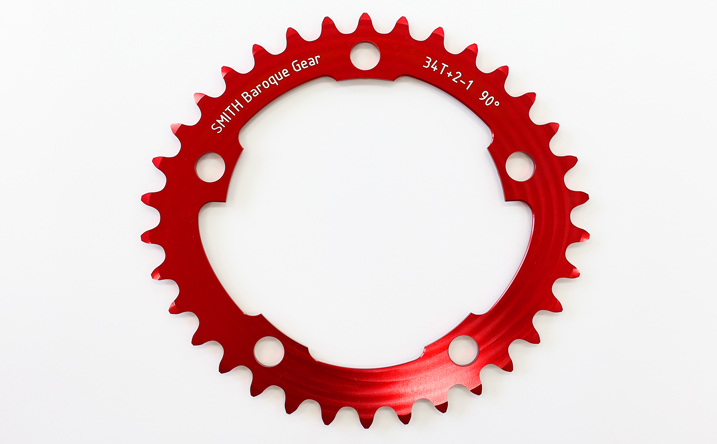 楕円ギアを追求した形状「非円形ギア スミス バロックギア」