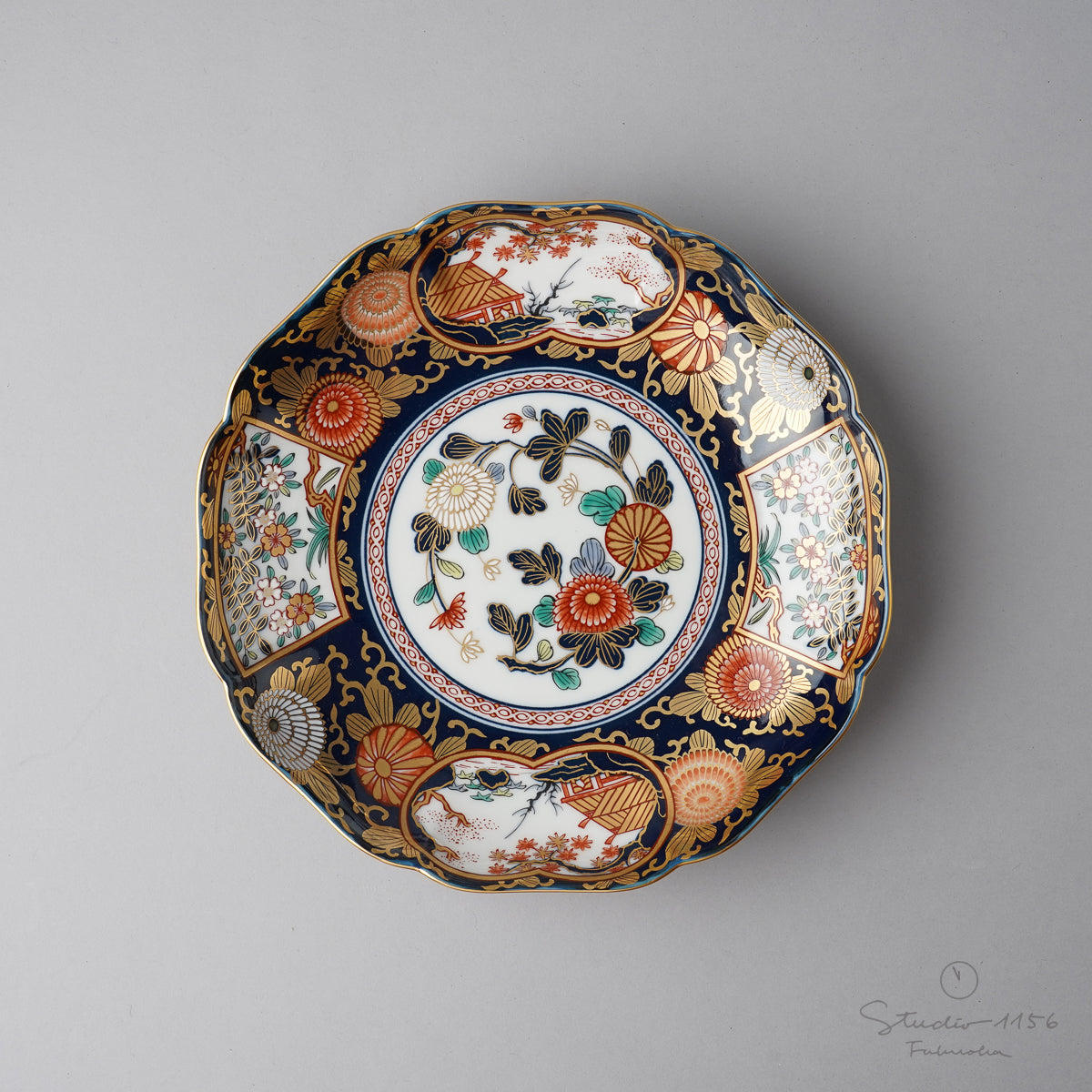 有田焼 琳派 古伊万里様式 盛皿 特小 19.5cm 其泉窯の通販｜Studio1156