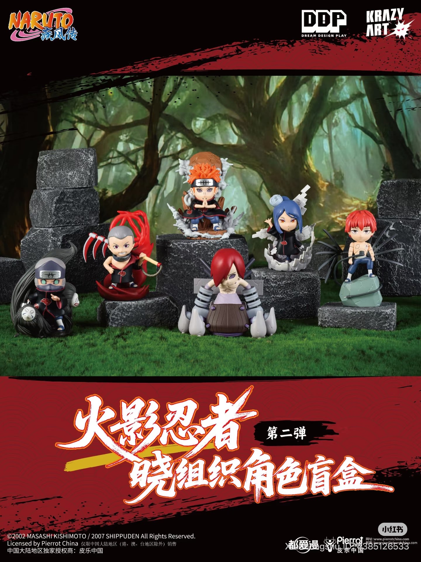 Naruto: Akatsuki Organization Character Vol 2. Blind Box