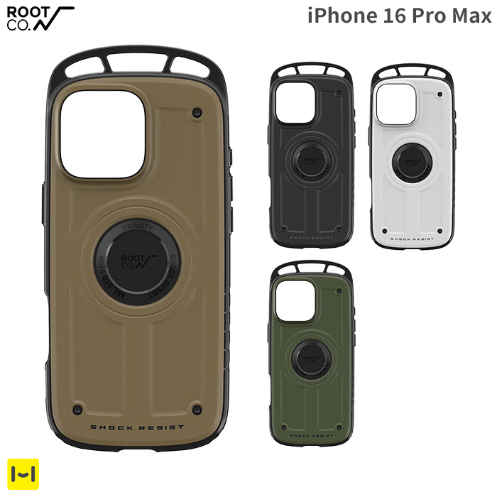 iPhone 16 Pro Max専用]ROOT CO. GRAVITY Shock Resist Case Pro.