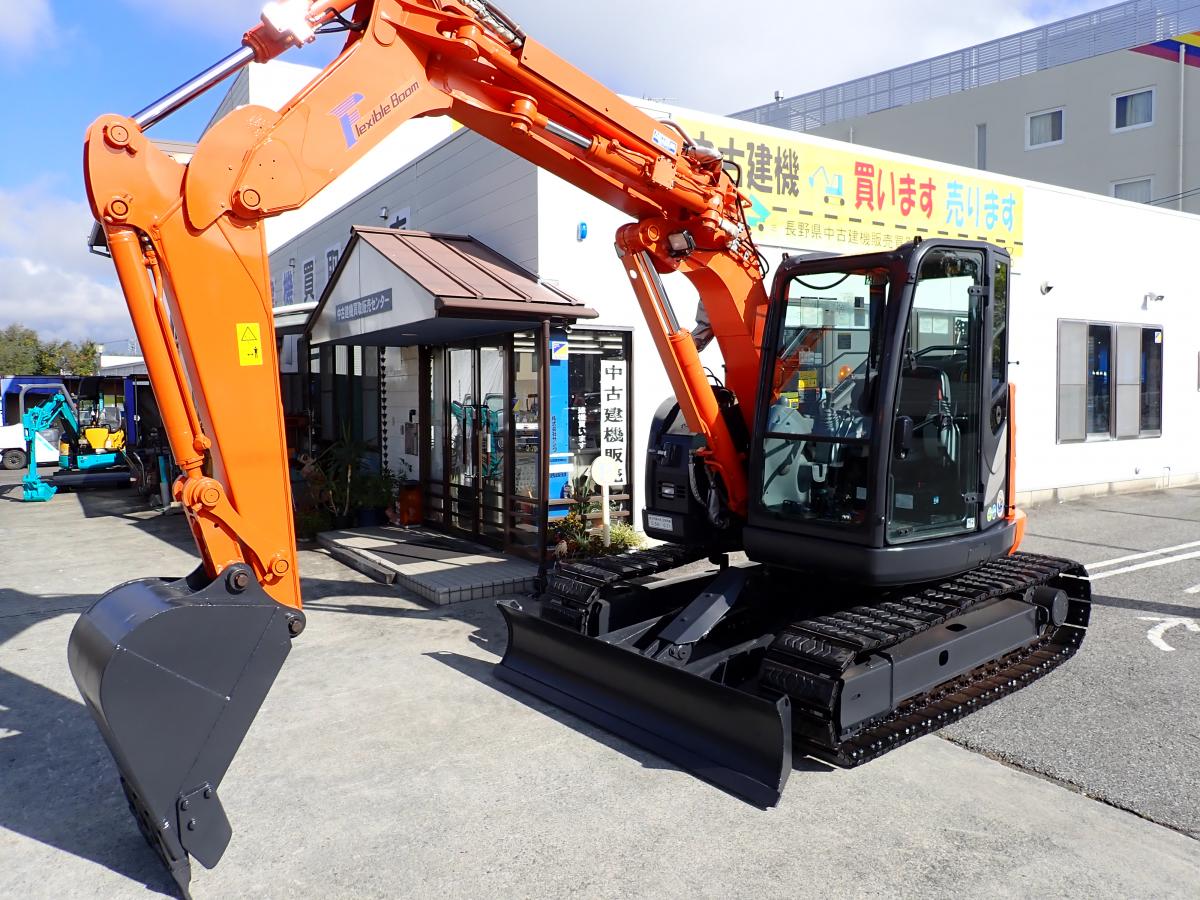A2680 日立ZX75UR-5B | 中古ミニショベル・ユンボは長野県中古建機販売